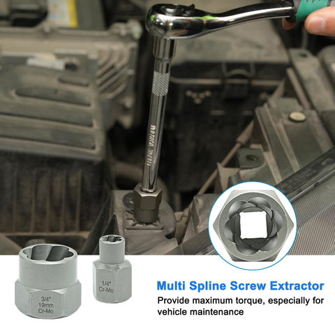 Axelord hex socket design delivers maximum grip for stubborn bolts