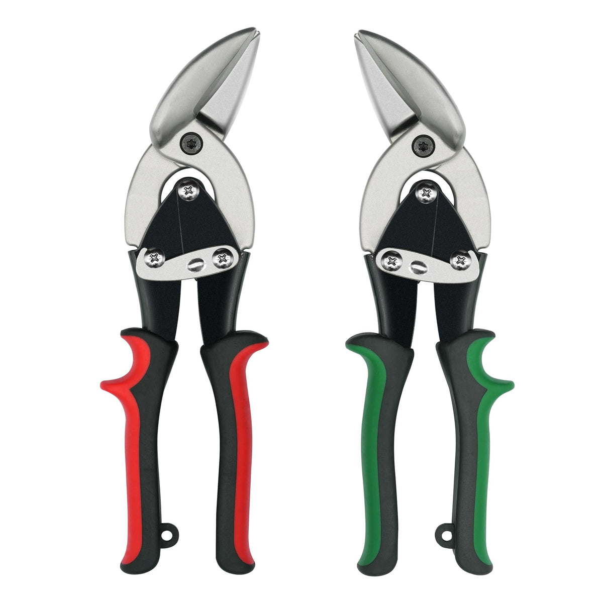 Axelord left-offset tin cutting shear for precise straight cuts in metal sheets