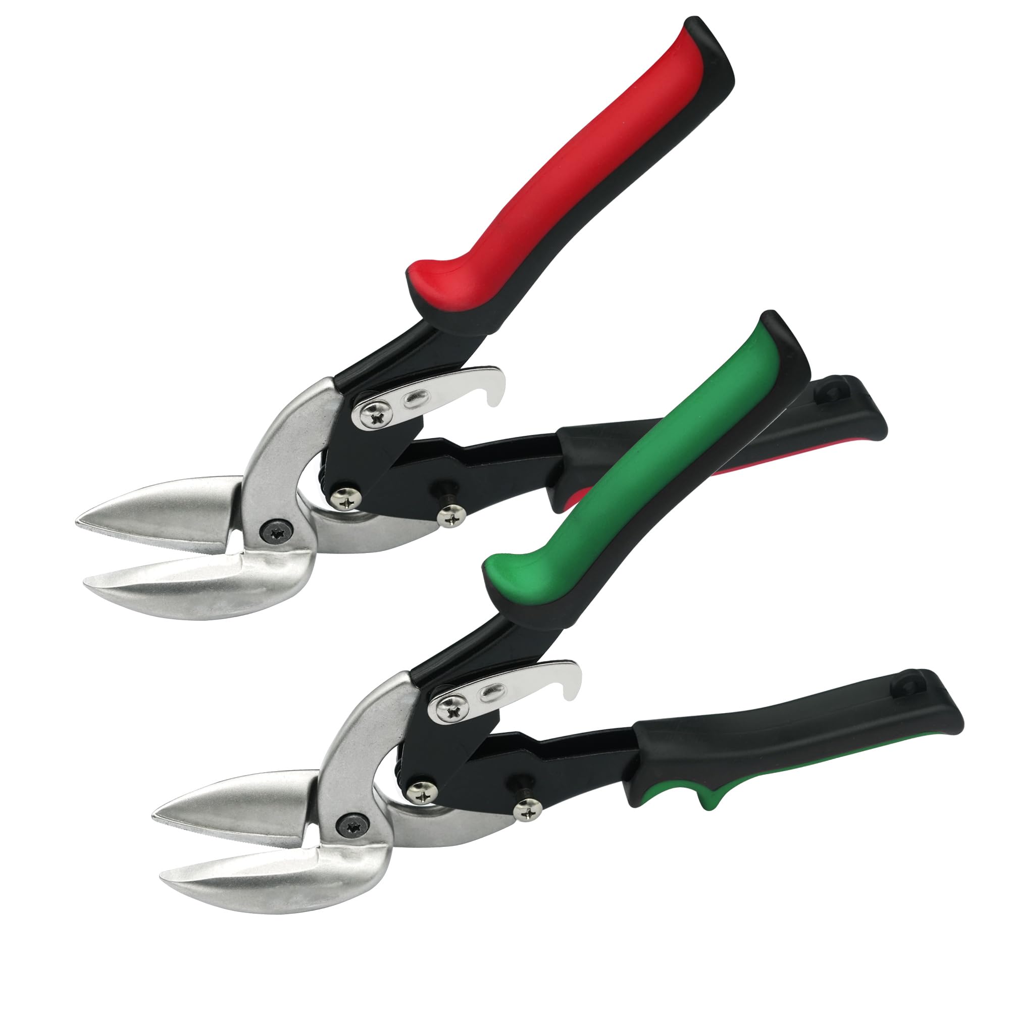 Axelord right-offset tin cutting shear enabling tight curves in metal projects