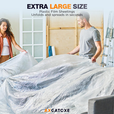 Axgatoxe disposable painting cloth for quick, mess-free setup