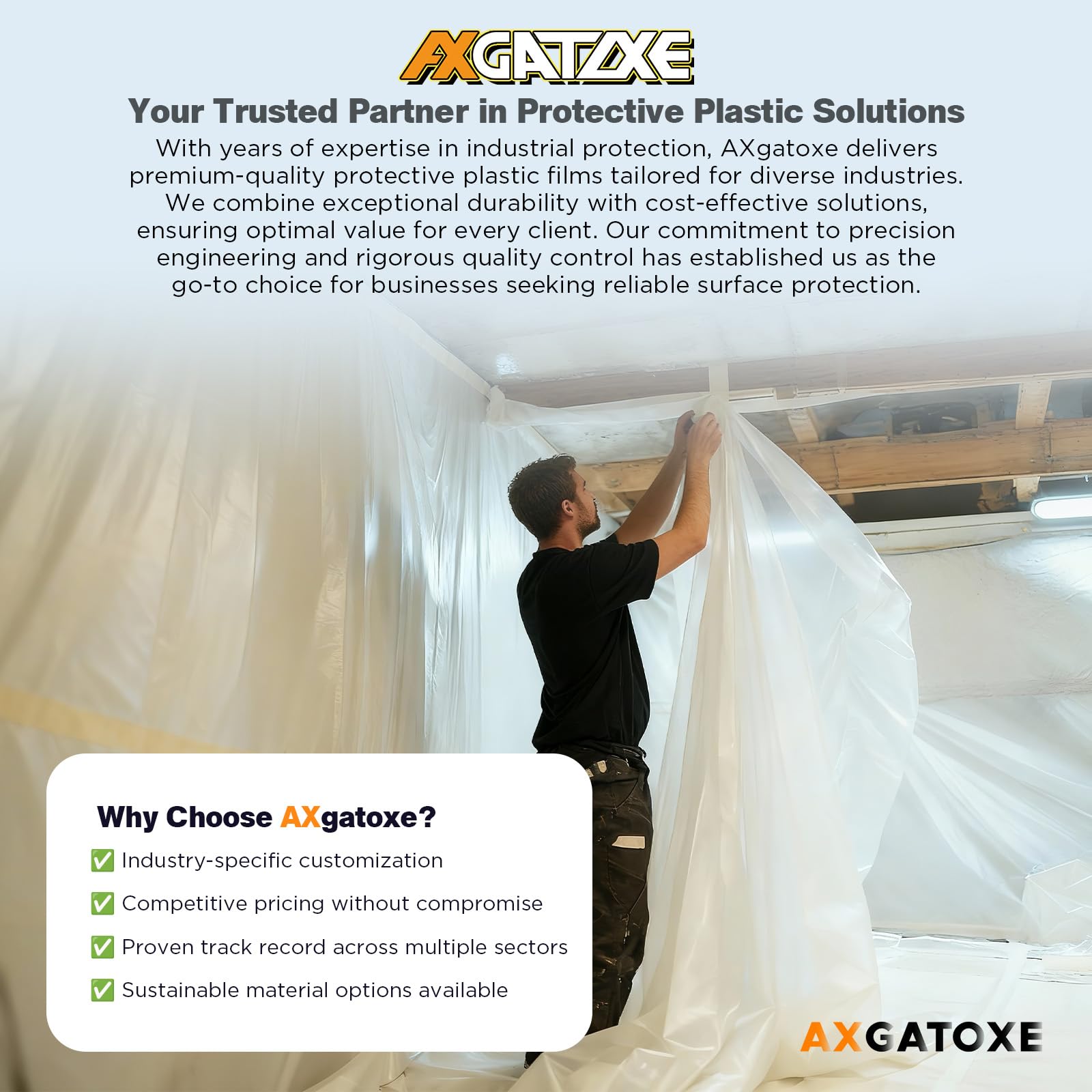 Axgatoxe reusable design stores compactly between uses.
