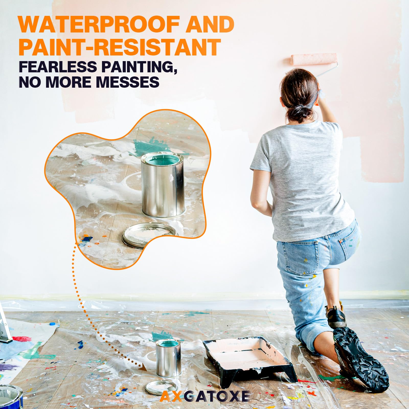 Axgatoxe lightweight plastic sheet provides durable surface protection