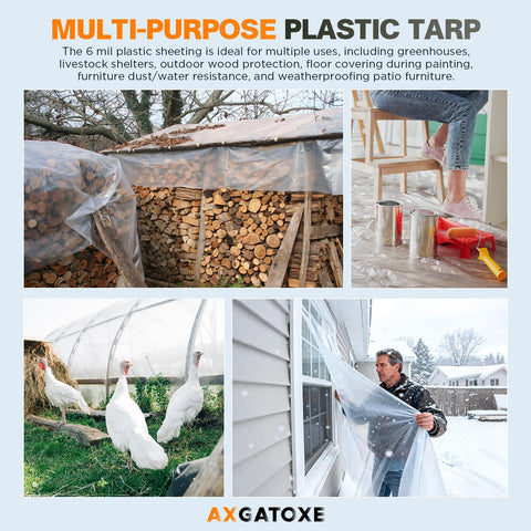 Axgatoxe moisture barrier helps keep concrete dry during projects.