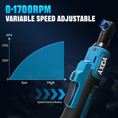 AXIDA forward/reverse safety lock feature supports safe operation.