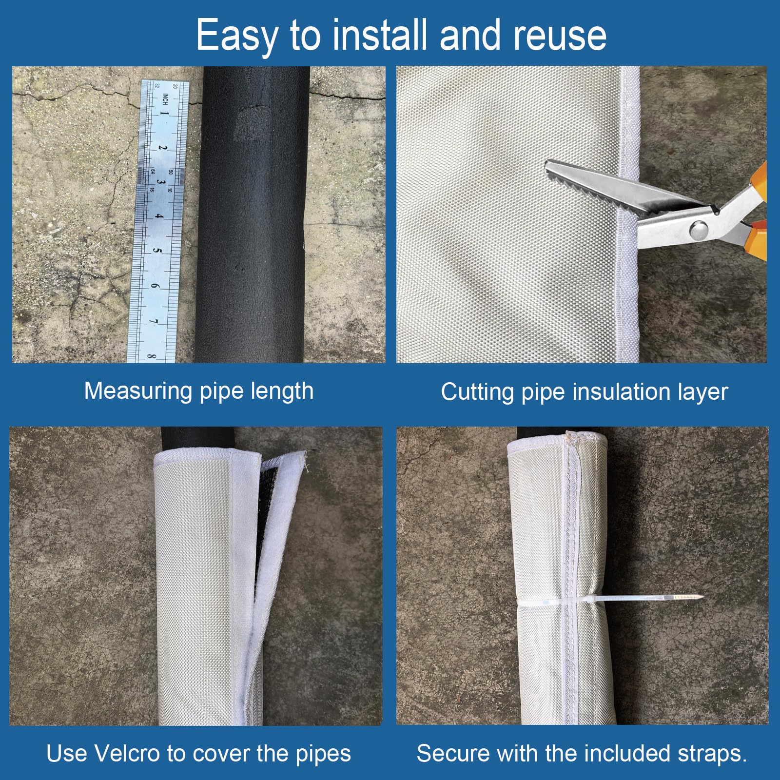 AXIFOUJ reusable wrap simplifies seasonal inspections and maintenance