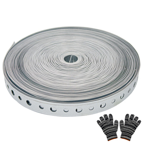 AxiSculpt galvanized pipe strap 3/4-inch 100ft demonstrates durable corrosion resistance for lasting installations.