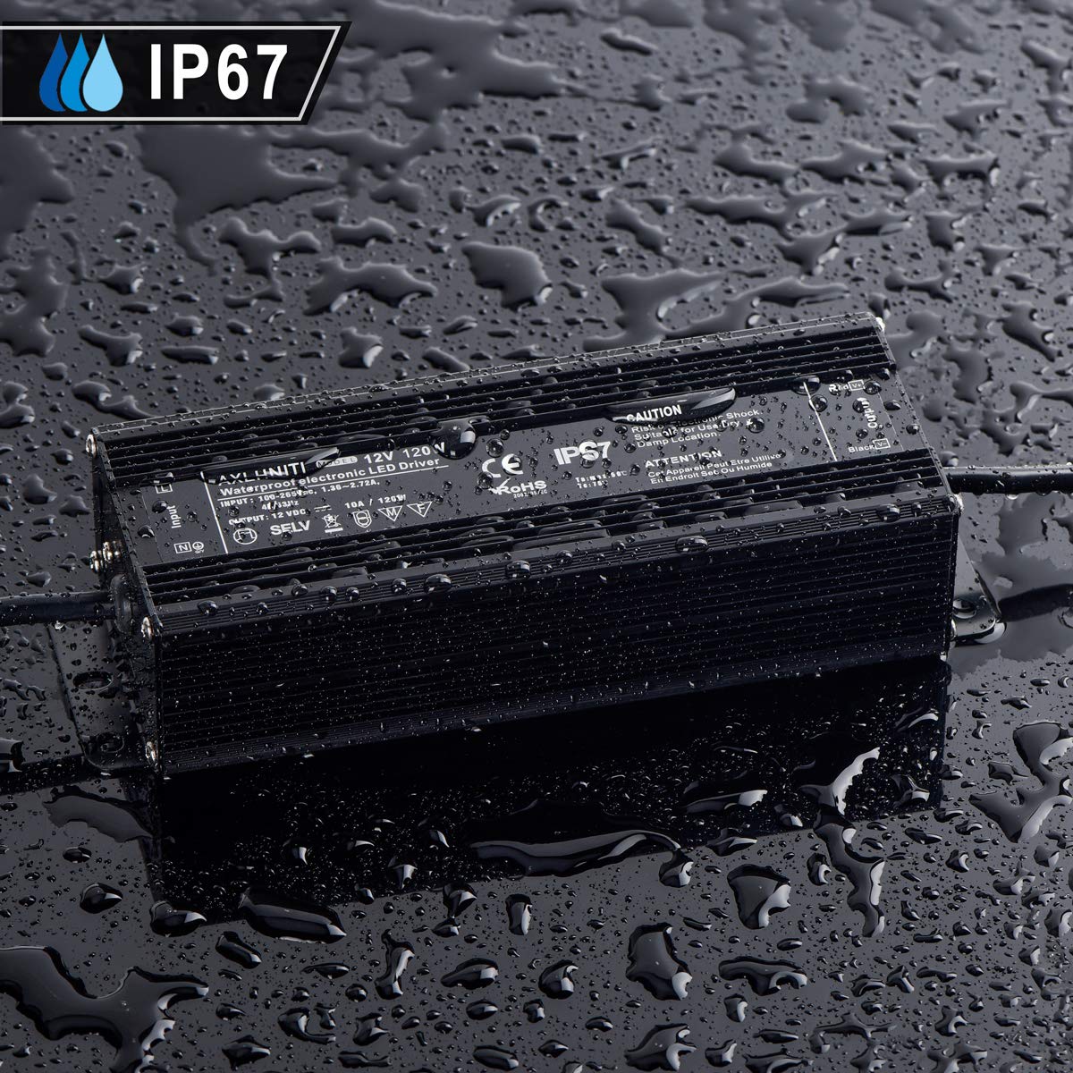 AXLHNITI LED Driver aluminum housing aids heat dissipation