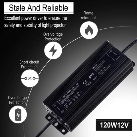 AXLHNITI LED Driver IP67 waterproof housing protects outdoor installations