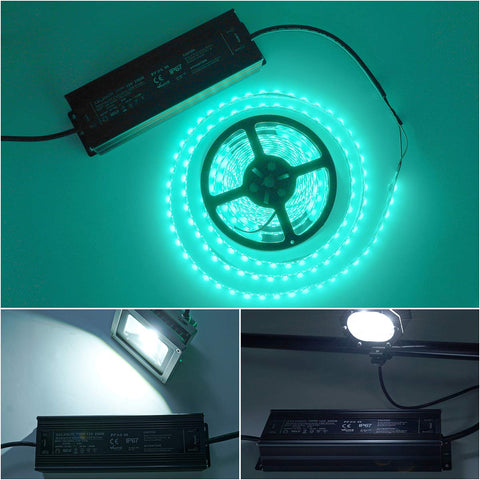 AXLHNITI input-output view displaying wide 100-265V AC to 12V DC compatibility