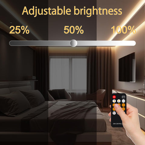 AXMOTUT COB LED strip light with dimmable RF remote for mood control