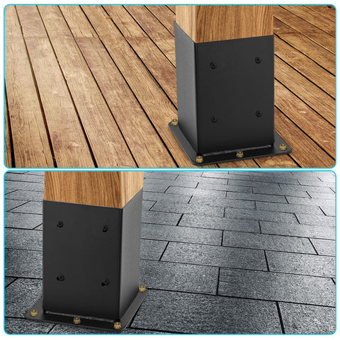 AXWHYS base middle box adds stability for long-lasting posts.