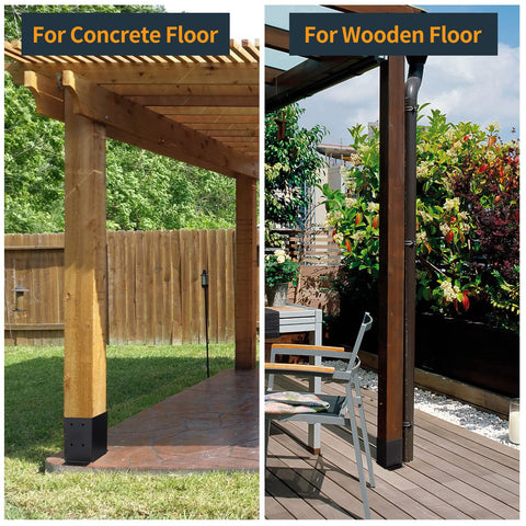 AXWHYS bottom partition keeps moisture away from wood for longevity