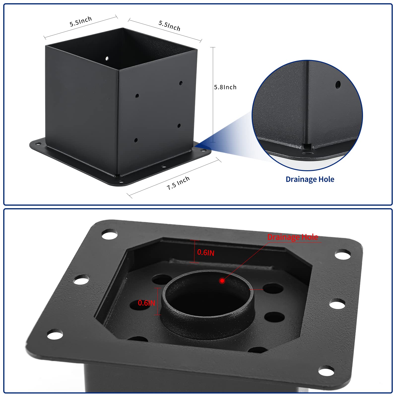 AXWHYS central stability box adds rigidity during setup