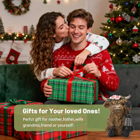 Ayadon Highland cow gift suitable for farms porches and housewarmings.