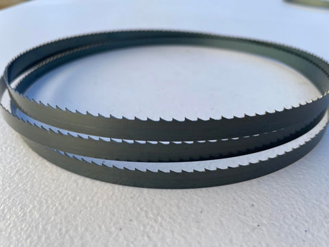 AYAO blade installation on a 14-inch bandsaw shows proper fit.