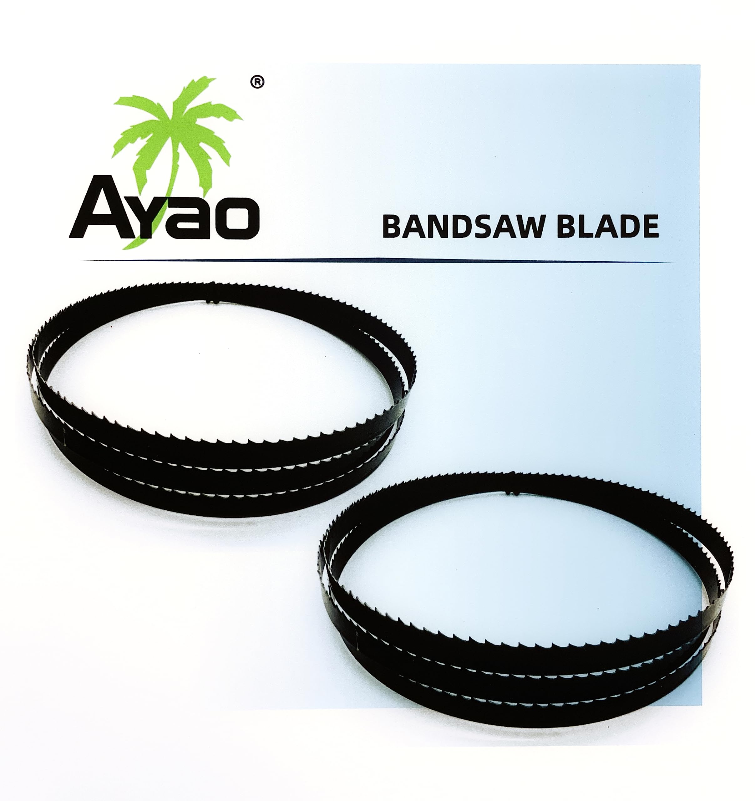 AYAO band saw blade compatible with 14-inch machines for versatile woodworking