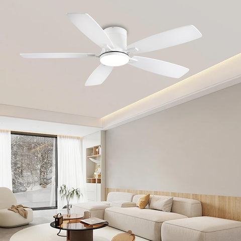 Warm to cool lighting options ideal for reading or relaxing.