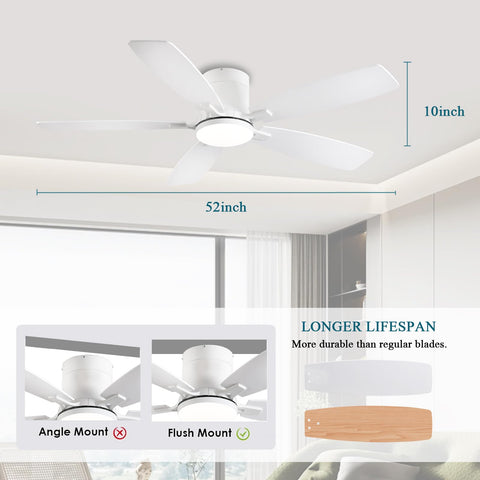 Remote control for Ayaoty ceiling fan showing convenient wireless operation.