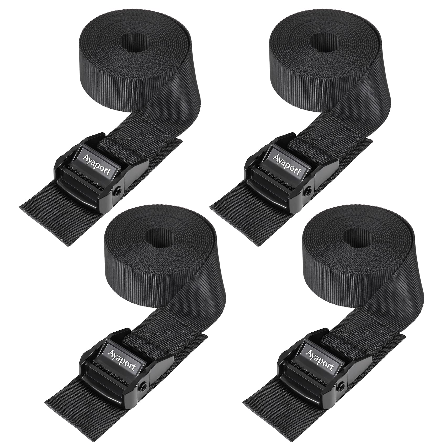 Ayaport lashing straps with cam buckles close-up for secure binding and quick cargo control