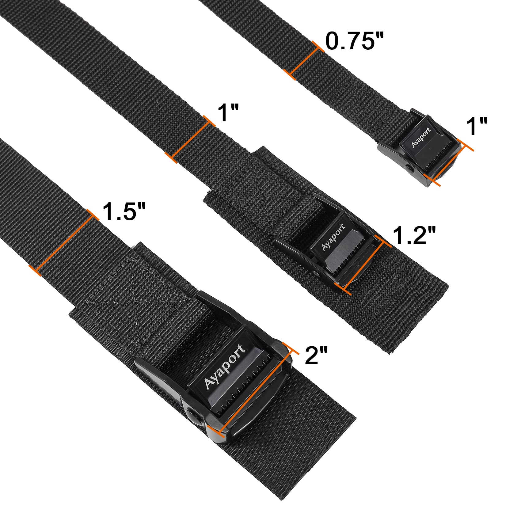 Ayaport load capacity 900lbs demonstrated for secure heavy item restraint