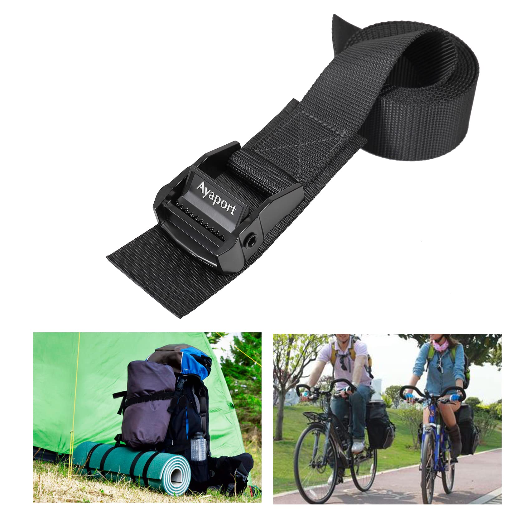 Ayaport multi-use strap suitable for luggage, camping gear, and furniture moving