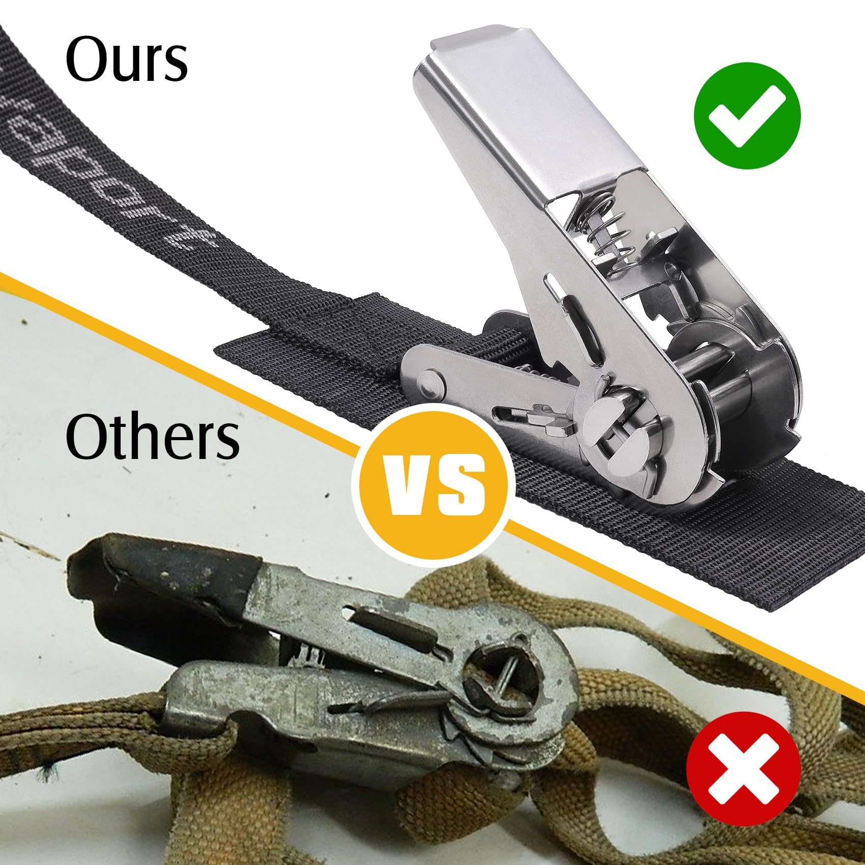 Ayaport pack of two straps offers value for trailer use