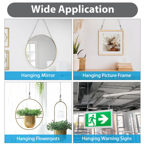 Ayawa hanging kit for pictures, curtains, and signs offers versatile mounting.