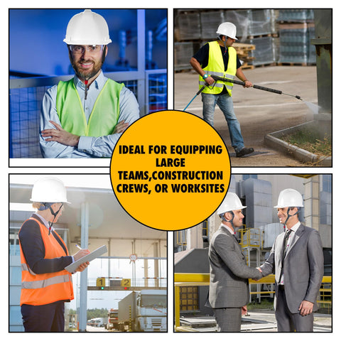 Ayearparty low-profile design head-on view, balanced feel on busy worksites.
