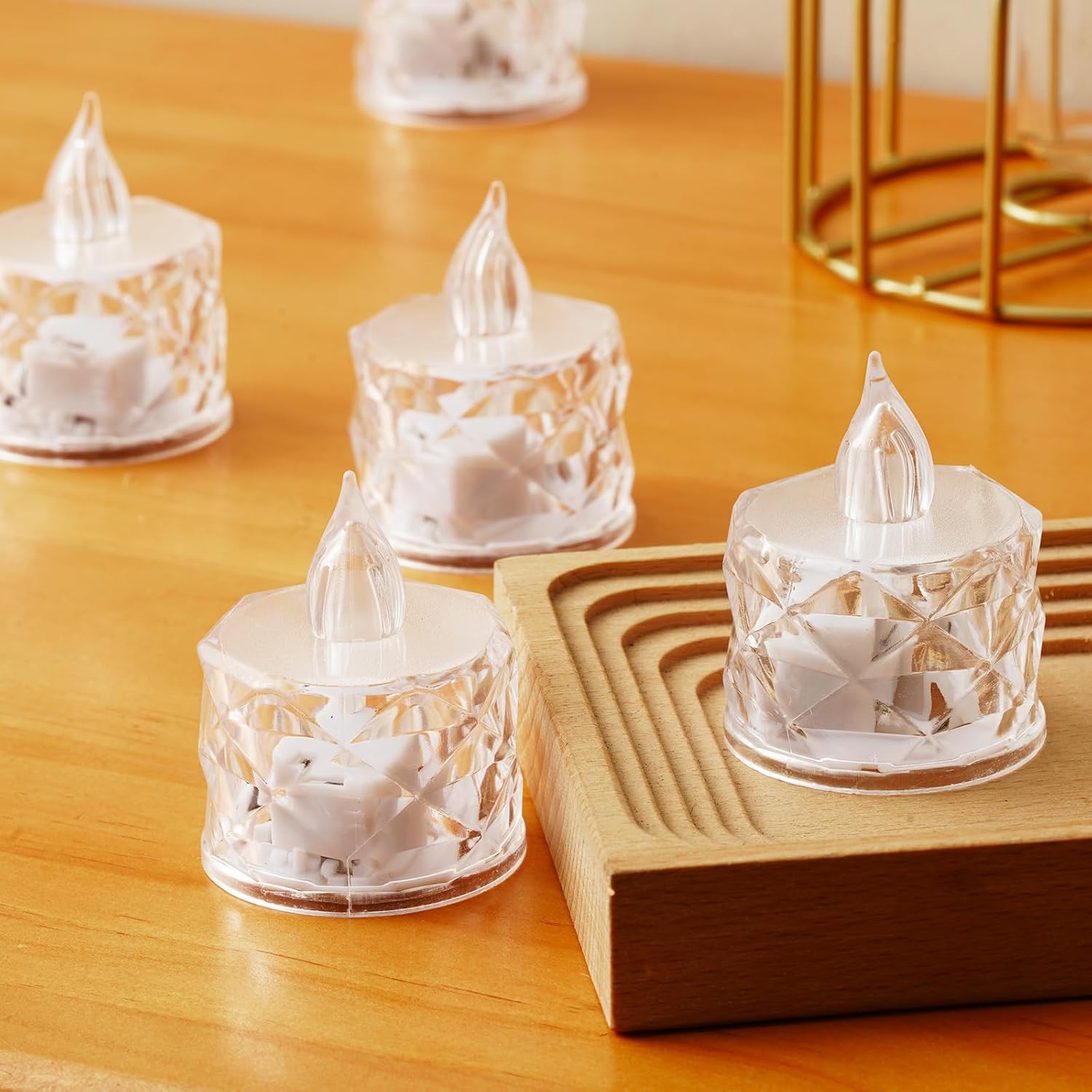 AYMXZT crystal-inspired design elevates home aesthetics with a warm glow