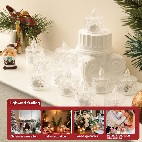 Ideal for romantic dinners, holidays, weddings, and everyday decor