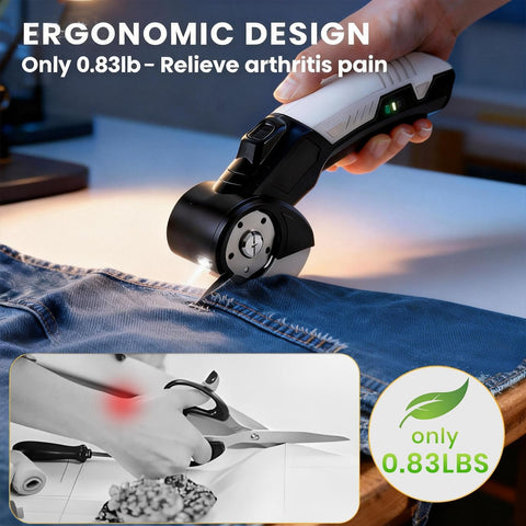 AYP cordless scissors cutting plastic with neat edges