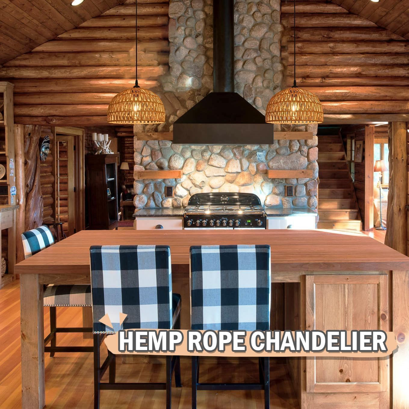 AyshwillDec dimmable pendant supports mood lighting with a compatible dimmer.