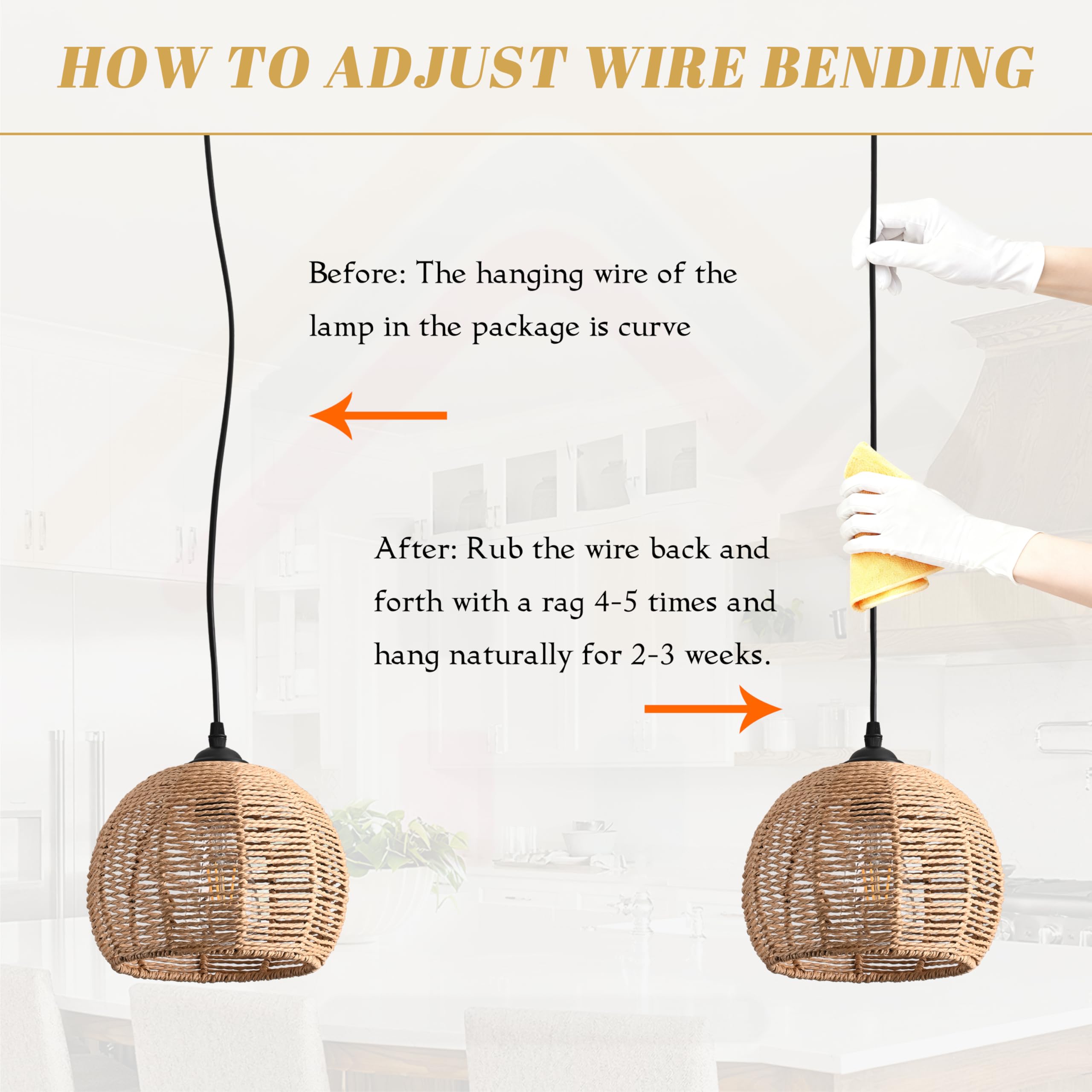 AyshwillDec easy-installation pendant with included hardware for quick setup.