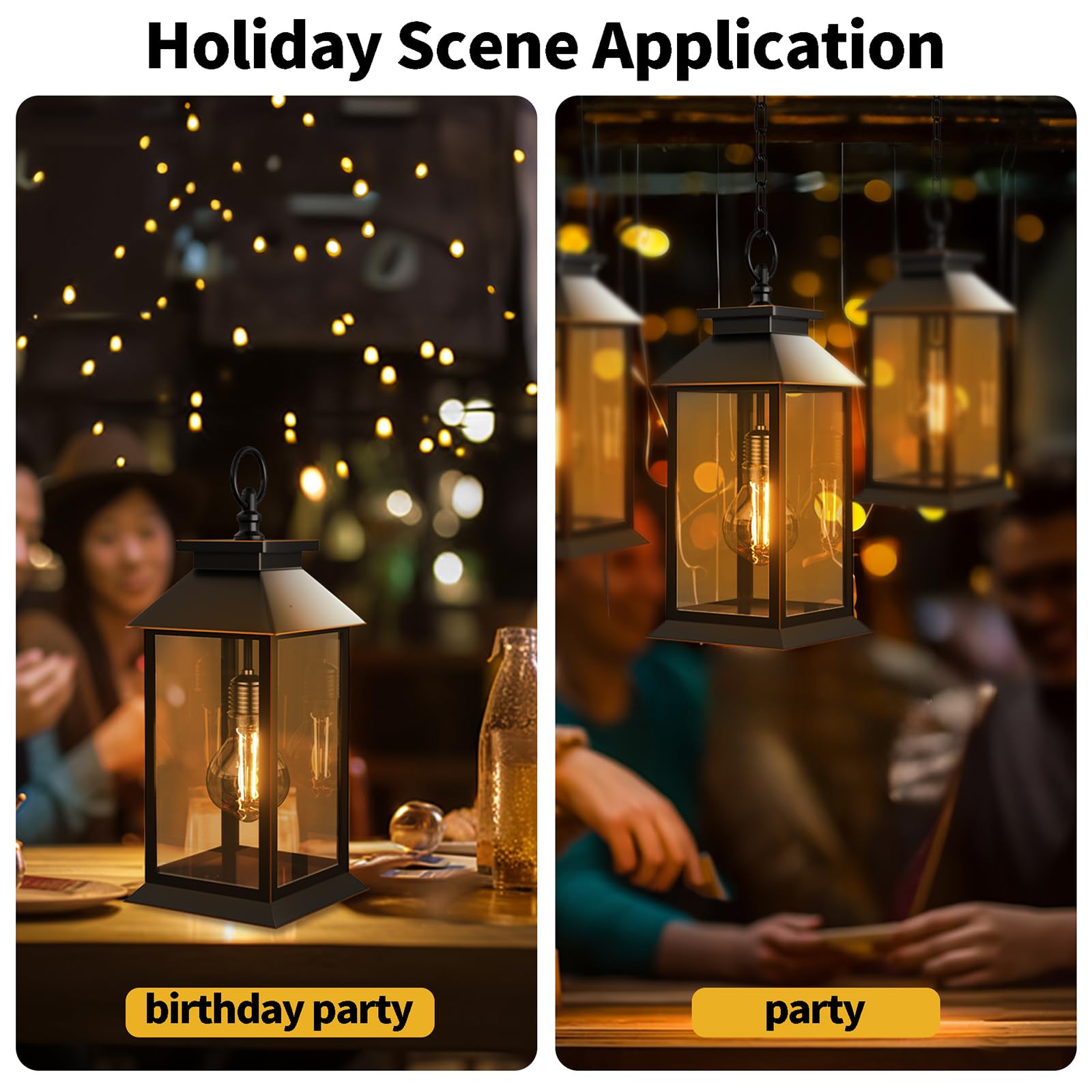 AYTPU outdoor lanterns are waterproof and durable for all seasons
