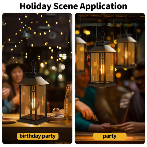 AYTPU outdoor lanterns are waterproof and durable for all seasons