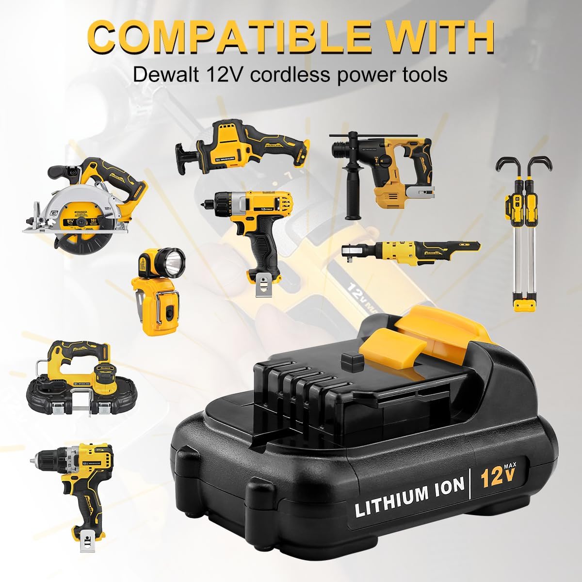 AYTXTG DCB120 packaging image conveys warranty and clear kit contents.