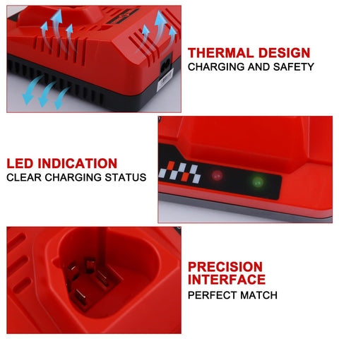 Compact AYTXTG charger with small footprint for easy storage.