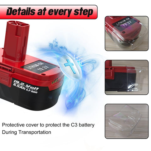AYTXTG replacement pack delivers longer life for worn Craftsman packs.