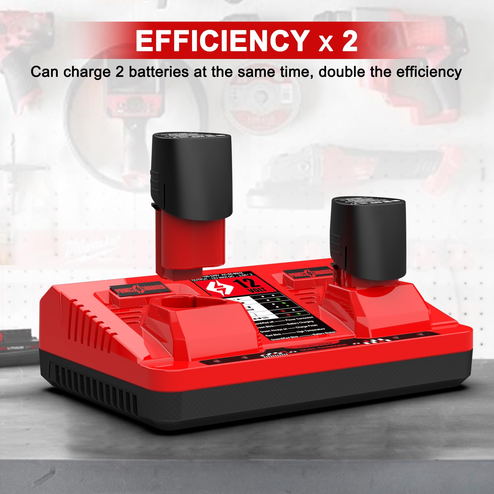 AYTXTG safety protections guard against overcharge and overheating.