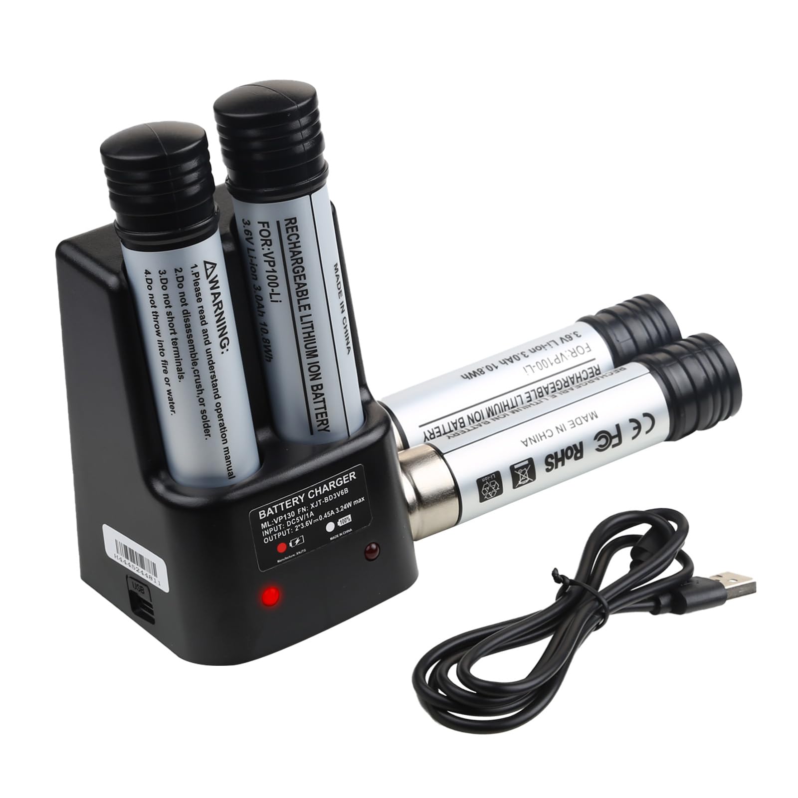 AYTXTG 4-pack 3.6V Versapak batteries for VP100/VP143, ready for longer cordless use.