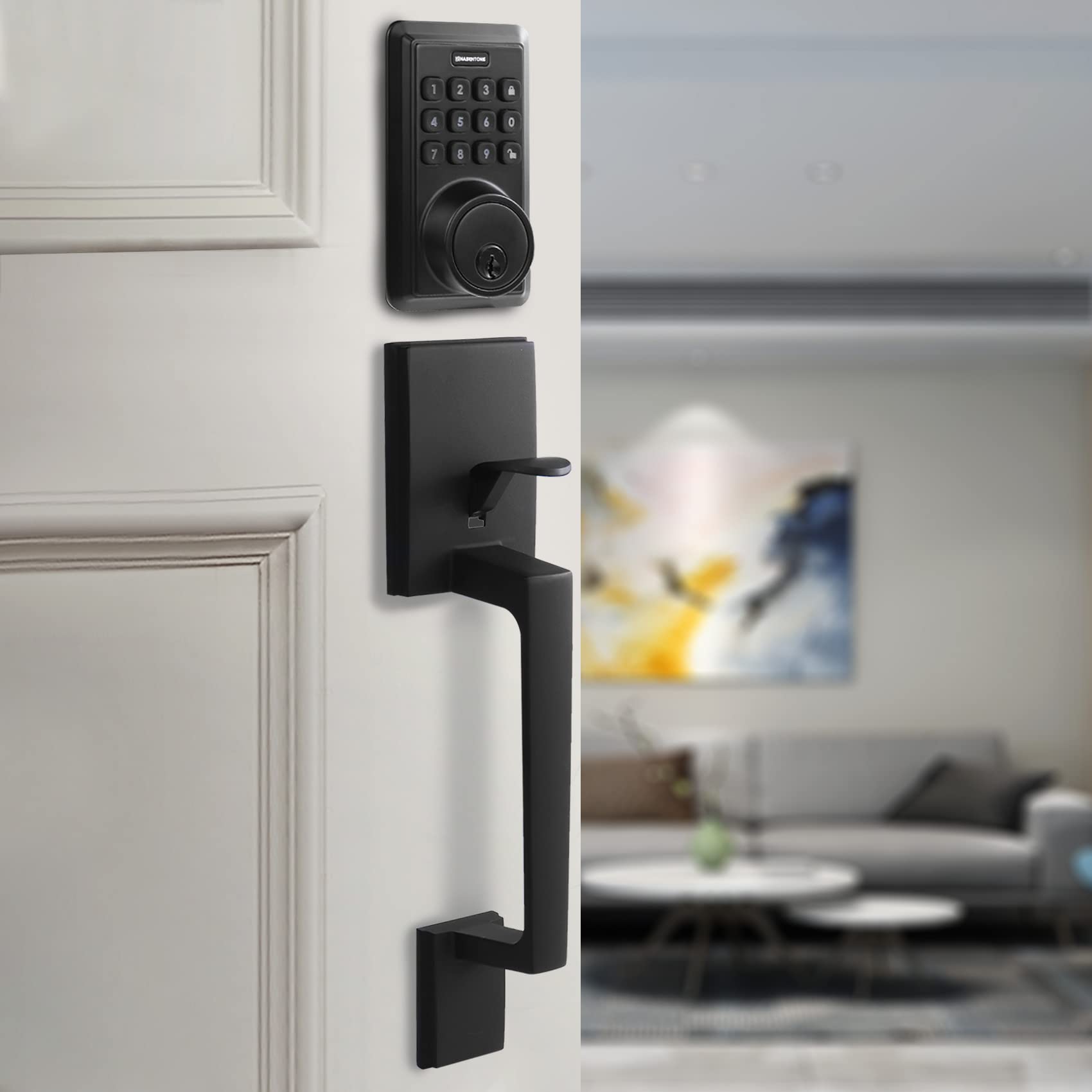Azdele compatible with mechanical or electronic deadbolts