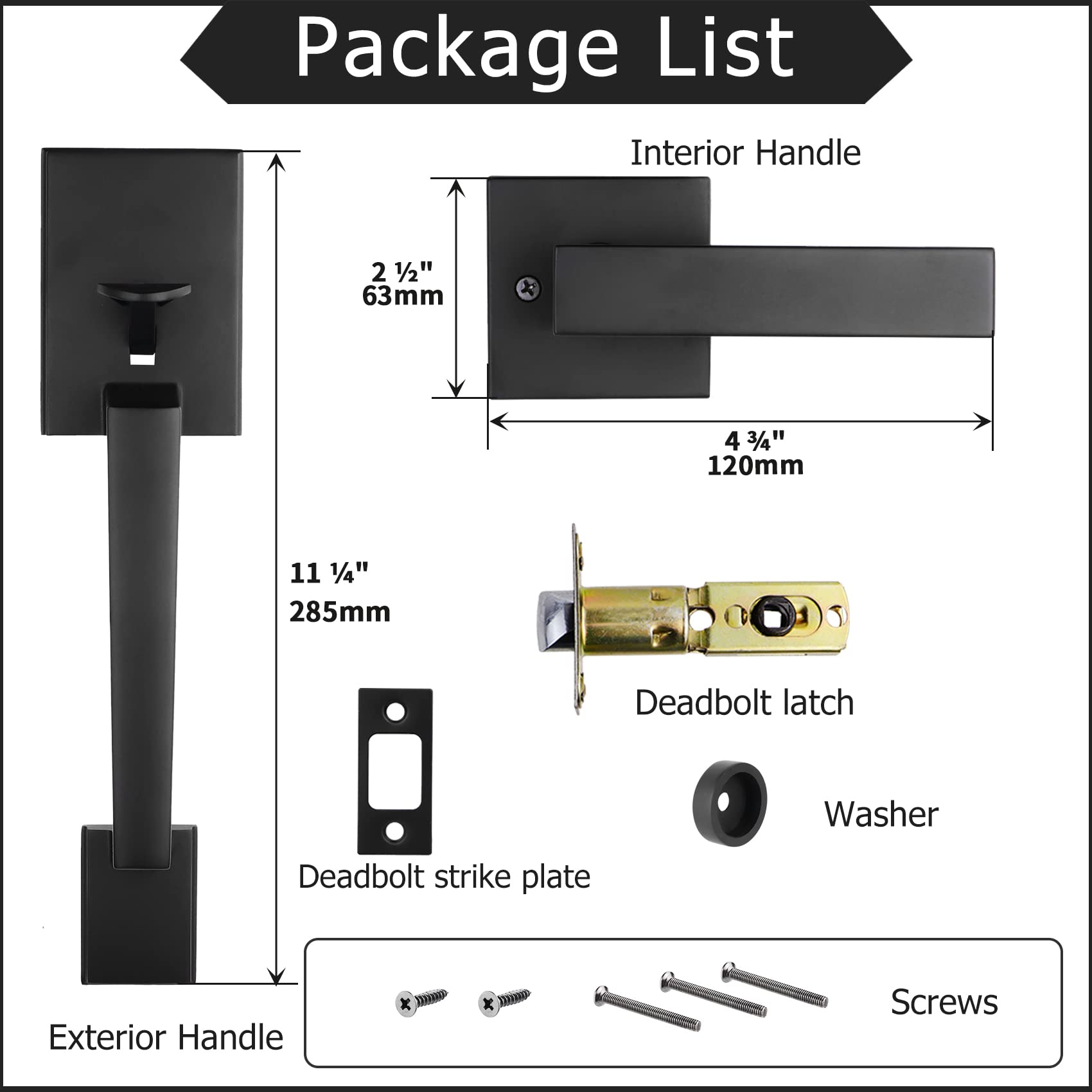 Azdele front door handle featuring lifetime warranty and support