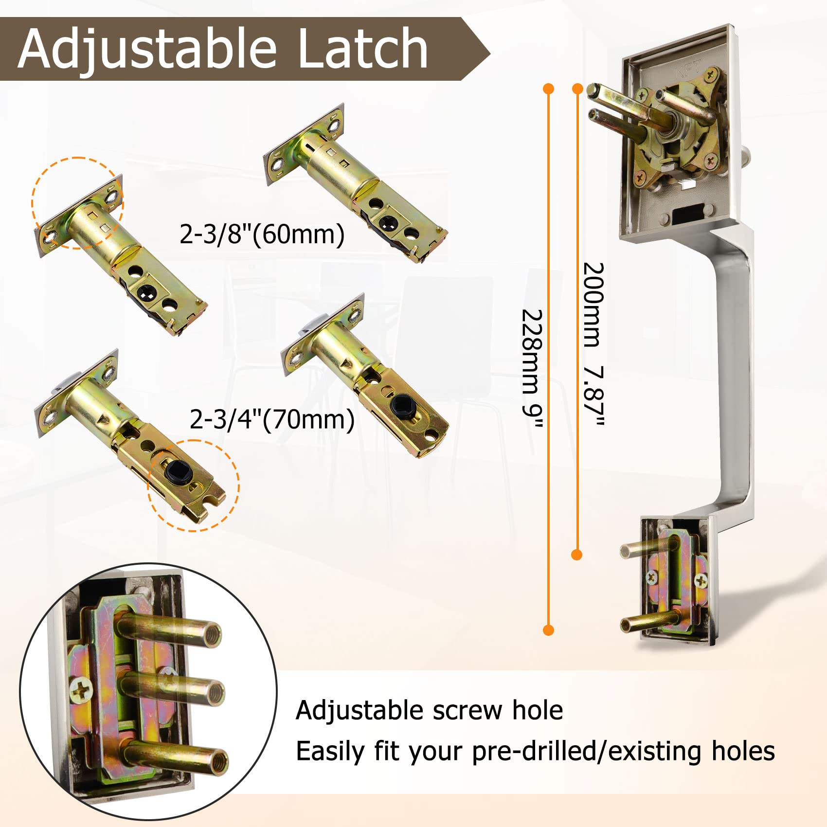 Azdele single cylinder deadbolt for exterior security with key access.