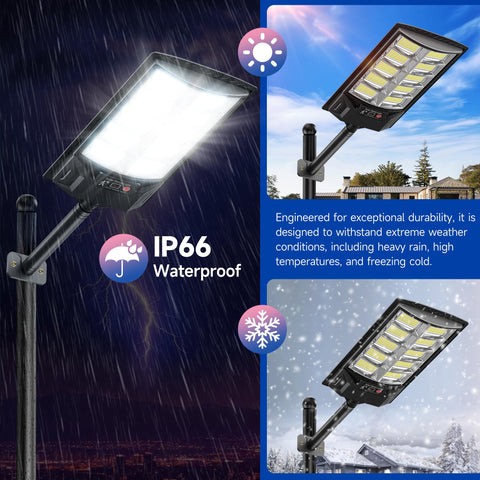 Azeivk Solar Lights Outdoor easy installation with wire-free setup.