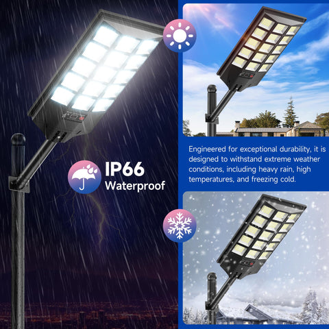 Azeivk Solar Lights Outdoor no-wiring installation on wall or tree.