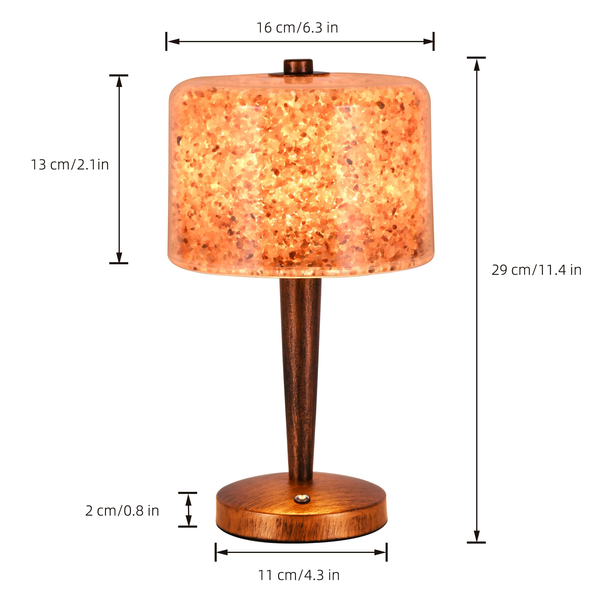 azhongxus salt lamp usb-powered for easy setup anywhere