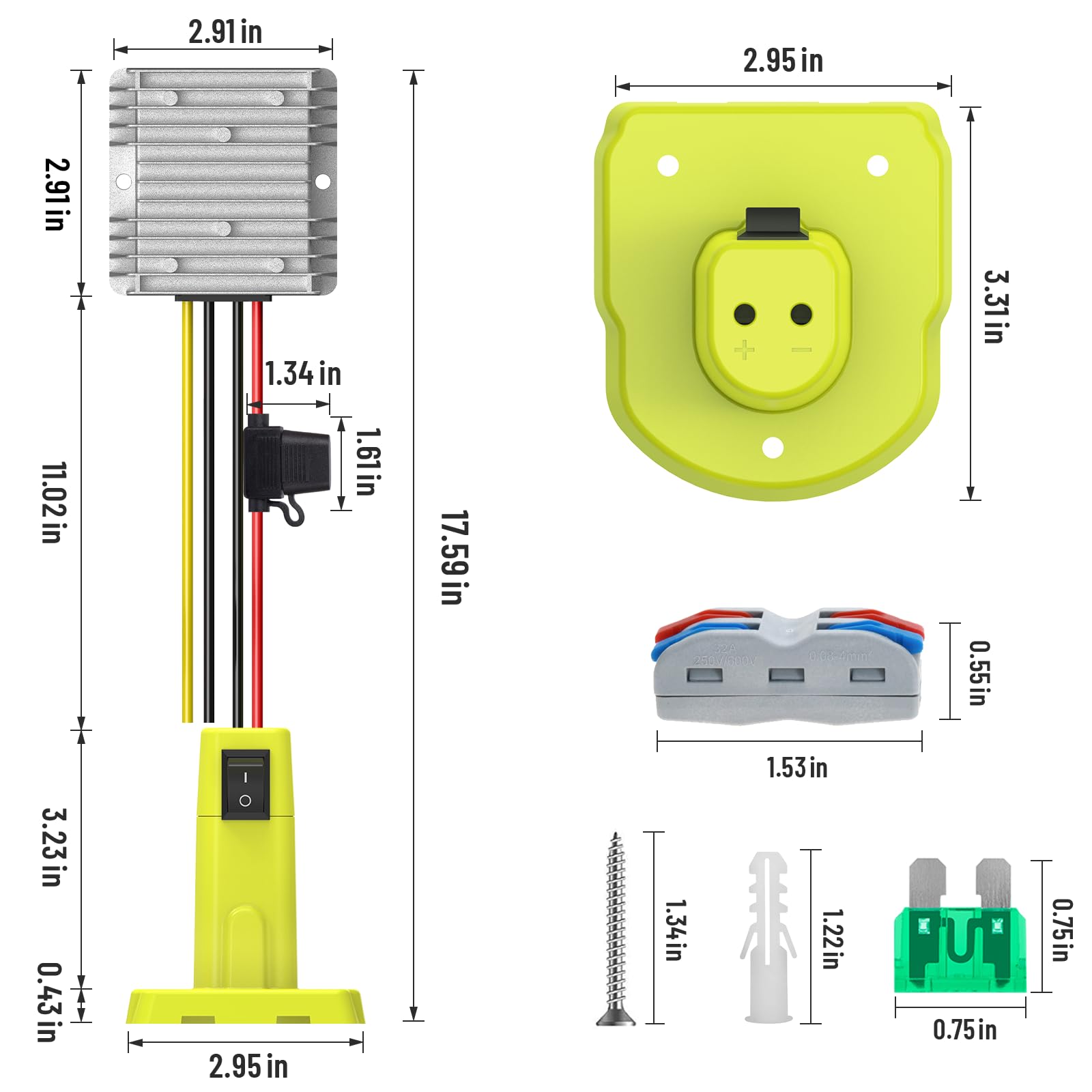 Azocek compatibility with Ryobi models displays broad 18V battery support.