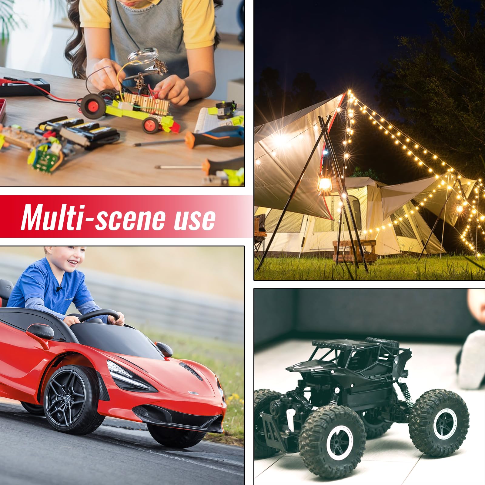 Azocek kit supports indoor and outdoor use for versatile projects