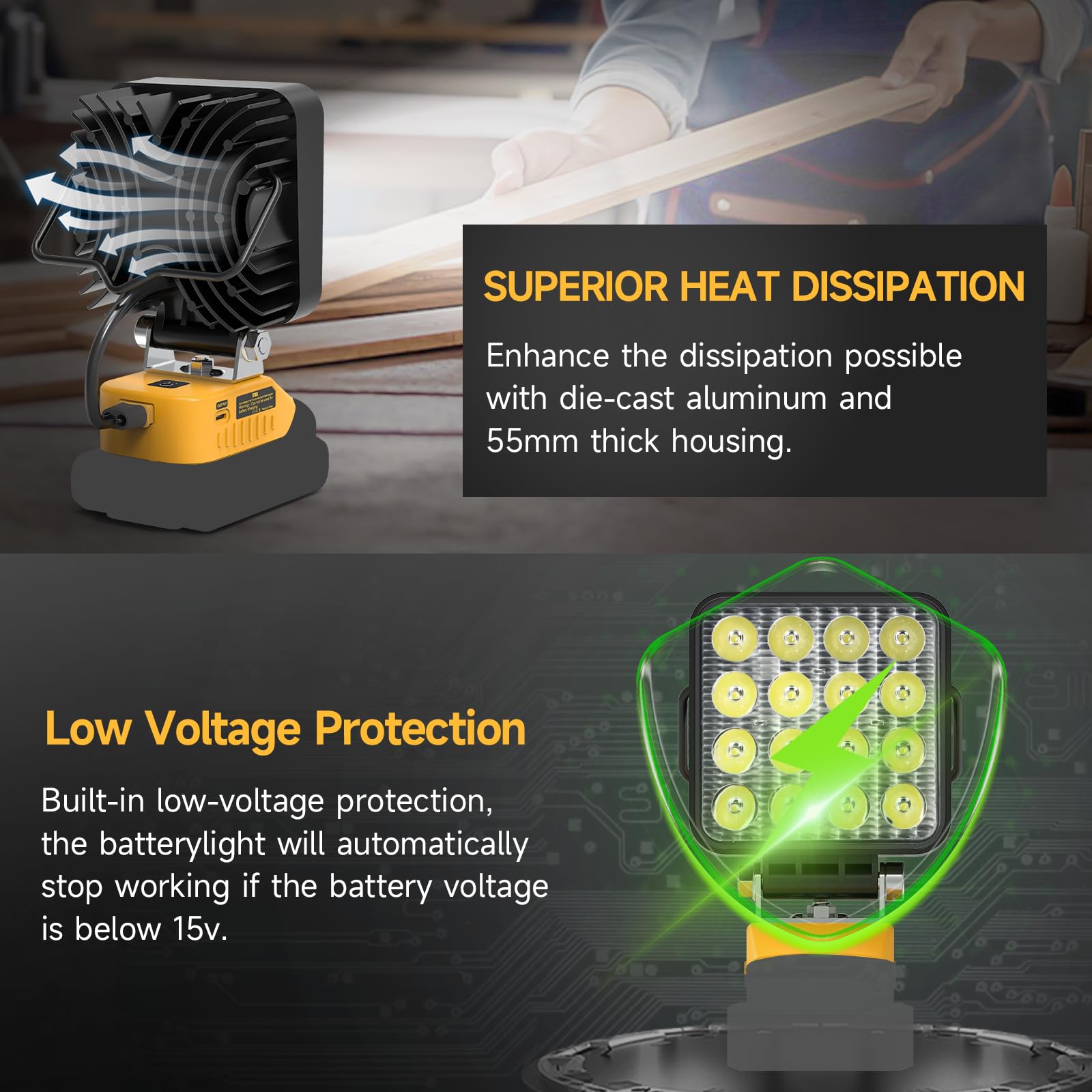 Azocek durable ABS+V0 fireproof base adds reliable protection.