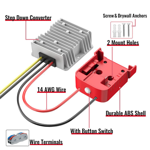 Azocek step-down converter smart chip with built-in protections